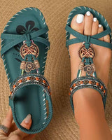 Alice | Fußgewölbestütze Orthopädisch Sandalen in Grün