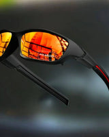 SORENO | POLARISIERTE UV400-SONNENBRILLE in Rot
