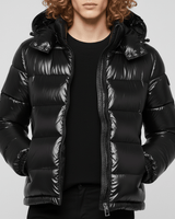 Steppjacke Mit Glanzoberfläche - Mick in Schwarz