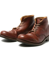 Stiefeletten Herren in Lederoptik in Braun