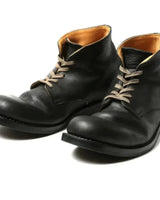 Stiefeletten Herren in Lederoptik in Schwarz