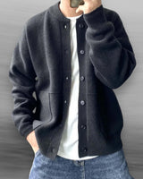 Strickjacke Mit Knopfleiste - Tristan in Schwarz