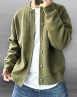 Strickjacke Mit Knopfleiste - Tristan in Grün