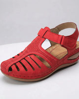 Stützende Sandalen Mit Geschlossener Zehenpartie - Marta in Rot