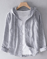 Nikki | Leinenbluse in Grau