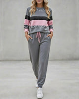 Mandana – Elegantes Trainingsanzug Set in Rosa