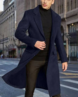 Warme, wasserdichte Winterjacke für Männer in Blau