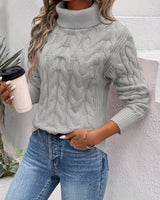 Taillierter Damenpullover - Marta in Grau