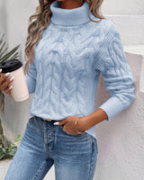 Taillierter Damenpullover - Marta in Blau