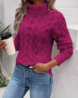Taillierter Damenpullover - Marta in Rosa