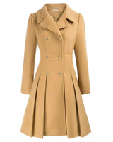 Taillierter Kurzmantel - Milena in Khaki