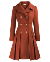 Taillierter Kurzmantel - Milena in Orange