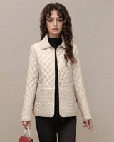 Evoke™ Steppjacke mit Baumwolle und Steppstruktur / Raffinesse und Leichtigkeit für Lhren Eleganten Winter! in Khaki