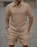 Draven™-Set mit Hochwertigem, Strukturiertem Stoff und Modernem Design in Khaki