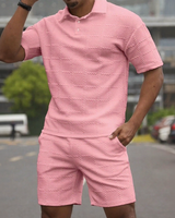 Draven™-Set mit Hochwertigem, Strukturiertem Stoff und Modernem Design in Pink