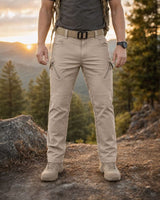 Nolan™ Taktikhose aus strapazierfähigem, wasserdichtem Twill mit zahlreichen Taschen in Khaki