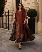 Florenza Kleid & Sheer Overlay Set / Mühelose, vielseitige Eleganz für alle Jahreszeiten! in Burgunderrot