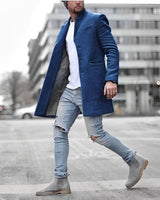Fenwick | Der elegante und einzigartige Mantel in Blau