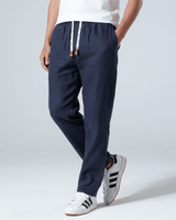 Joael – Hose MIT Verstellbarem Kordelzug in Der Taille in Marineblau