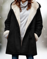 ISABELLA  - Fleece-Wildlederjacke in Schwarz
