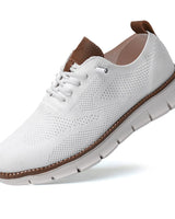 Herren Freizeitschuhe | Ultra-bequem & Atmungsaktiv | Flexible Laufsohle in Weiss