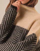 ADELIE | Premium Turtleneck aus edlem Strick in Beige