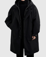 Zavinera | Sentinel Mantel in Schwarz