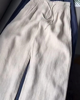 Mara | Leichte Leinenhose für den Sommer in Beige