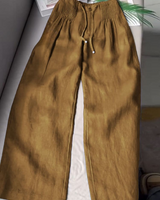 Mara | Leichte Leinenhose für den Sommer in Khaki