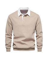 Farouk - Polo Hemd Für Stilvolle Lagenlooks in Beige