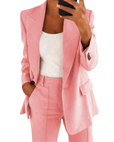 Charlotte - Blazer-Set mit Jacke und Hose in Rosa