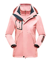 Maja | Damen Warme Winterjacke mit Kapuze in Rosa