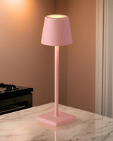 Multifunktionale Kabellose Wiederaufladbare Tischlampe - NordicAura in Rosa