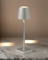 Multifunktionale Kabellose Wiederaufladbare Tischlampe - NordicAura in Grau