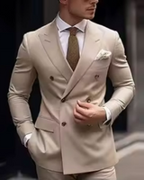 Herren Formell Anzug | Zweiteiliges in Khaki