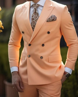 Herren Formell Anzug | Zweiteiliges in Orange