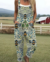 Marta | Künstlerischer Overall-Jumpsuit in Grün