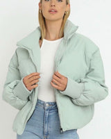Leichte Damen Pufferjacke - Sofia in Hellgrün