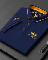 Brant - Kurzarm-Poloshirt in Blau