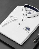 Brant - Kurzarm-Poloshirt in Weiß