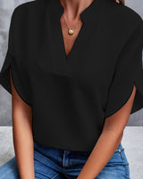 Vivi | Elegante Leichte Bluse für Damen in Schwarz