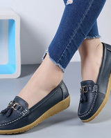 AMELIE - Orthopädische Freizeit-Loafer in Dunkelblau