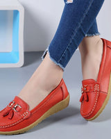 AMELIE - Orthopädische Freizeit-Loafer in Rot
