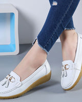 AMELIE - Orthopädische Freizeit-Loafer in Weiß