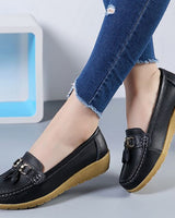 AMELIE - Orthopädische Freizeit-Loafer in Schwarz