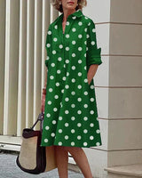 Maris – Lässiges Kleid mit Taschen in Grün
