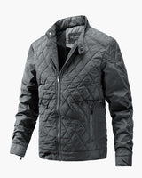 Elegante Übergangs Steppjacke für Herren in Grau