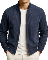 Matteo | Klassische Jacke in Dunkelblau
