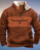 Western-Inspirierter Pullover - Jaden in Rot