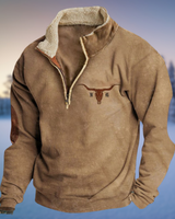 Western-Inspirierter Pullover - Jaden in Beige